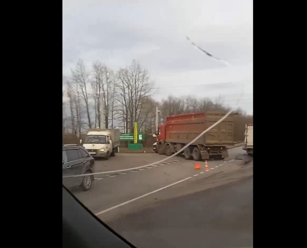 Большегруз 40 рус попал в дтп