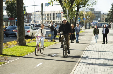 В Липецке станет больше велодорожек