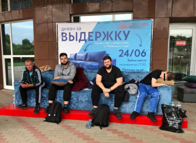 Жители Белгорода четвёртый день живут на диване