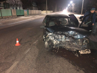 На улице Минской столкнулись два автомобиля