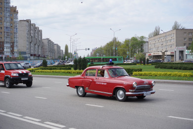 Колонна спасательной техники промчалась по главным улицам Липецка