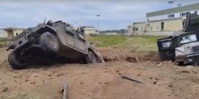 Появилось видео с места уничтожения диверсантов ВСУ в Белгородской области