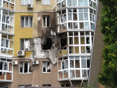 Возбудили дело о теракте после падения беспилотника на жилой дом в Воронеже