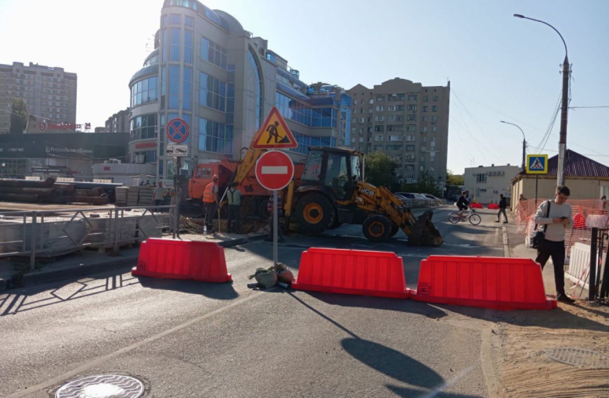 Из-за ремонтных работ закрыли проезд в районе Центрального рынка