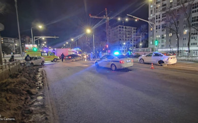 В Липецке три человека пострадали в массовой аварии
