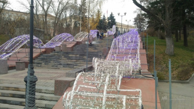 Знаменитый каскад фонтанов у липецкого правительства готовят к открытию