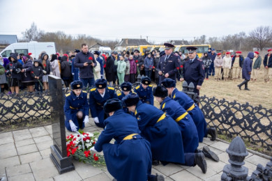 В Воловском районе перезахоронили останки сожжённых в концлагере липчан