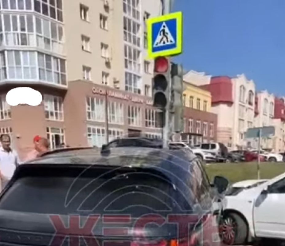 В Липецке массовое ДТП спровоцировало пробку