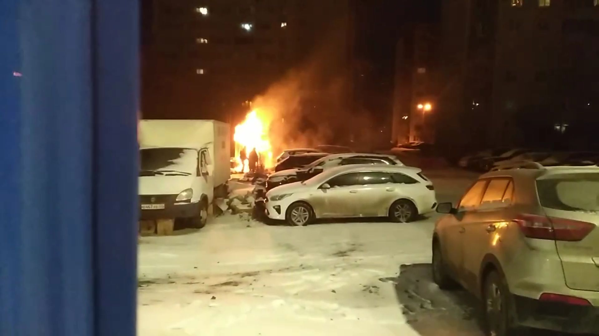 В Липецке сгорел сторожевой пункт&nbsp;