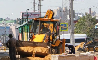 В Липецке начался ремонт дороги на улице Карла Маркса