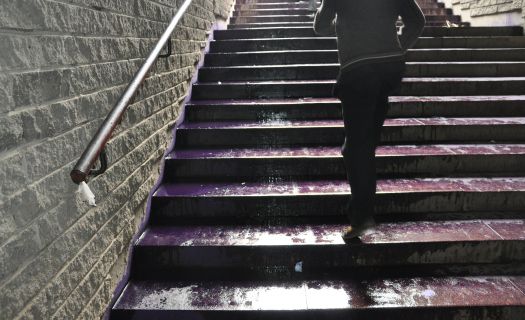 В центре Липецка разлились фиолетовые и зелёные лужи