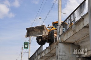 Трактор на Сокольском Мосту