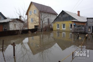 Весенний паводок в Липецке