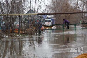 Весенний паводок в Липецке