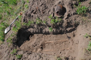 Липецкие археологи нашли в Туле кладбище XVIII века 