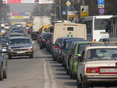 Стала известна причина утренних пробок в Липецке