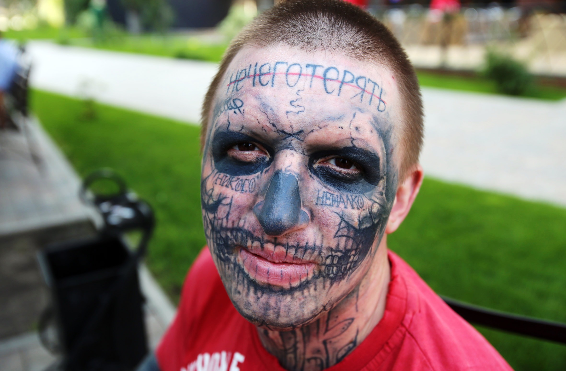 Необычные Татуировки на лице